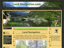 Tablet Screenshot of land-navigation.com